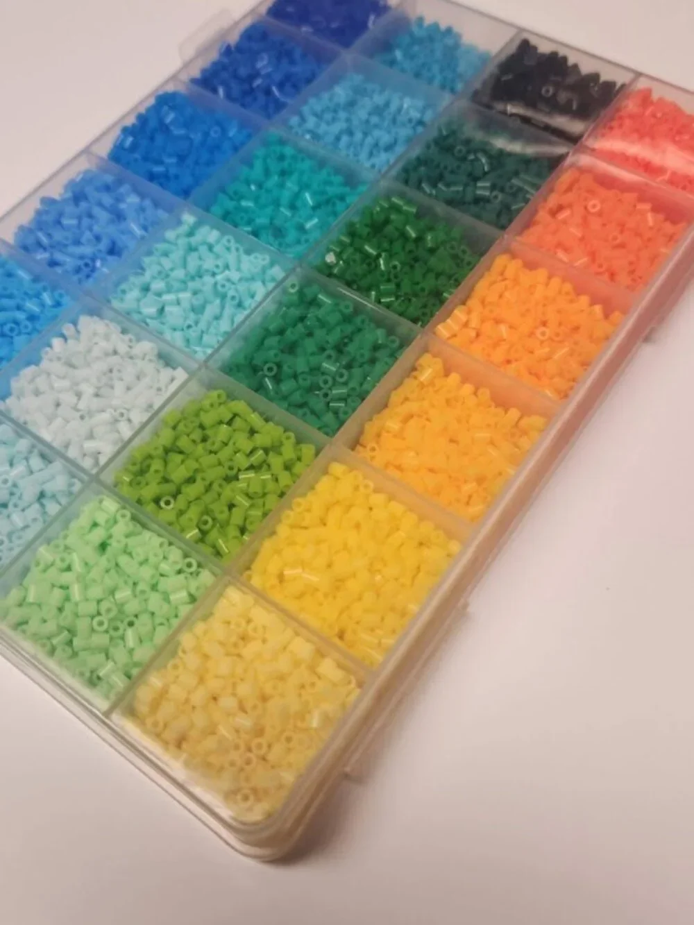 Mini Fuse Beads Kit 12,000 Beads 2.6mm in 24 Colors Craft Supplies Crafting Set
